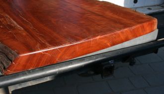Polished Red Gum Timber 1