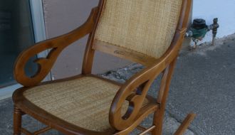 Restored Lincoln Style Rocking chair 10