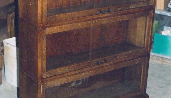 oak stacking bookcase 42