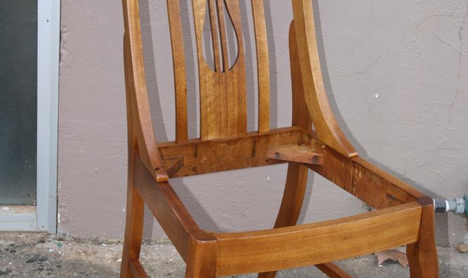 Carved Maple side Chair 14