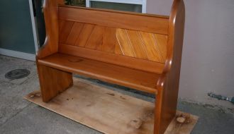 Altered church Pew 1