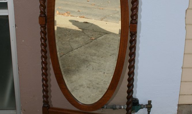 Twist oak Chevelle Mirror 2