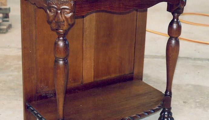Carved Hall Table 14