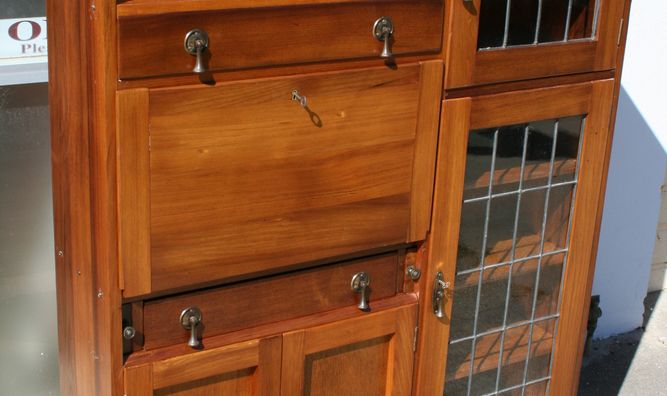 Blackwood side by side bookcase/desk 4