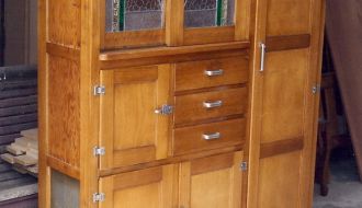 Art Deco Kitchen Hutch 27