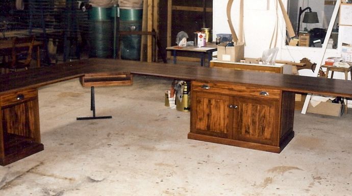 Custom RedGum Desk 6