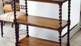 Twist Oak Dumb Waiter 11