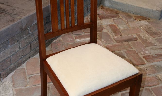 Arts and Crafts Style Oak Chairs 1