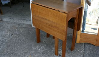 Converted Hardwood drop leaf Table 11