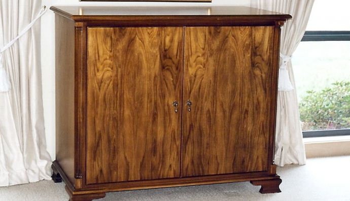 Custom Blackwood TV cabinet 8