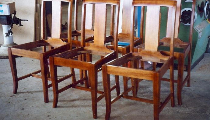Set of 1950′s side chairs