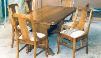 1940′s Dining Table and chairs 35